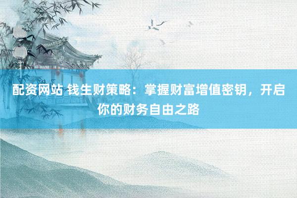 配资网站 钱生财策略：掌握财富增值密钥，开启你的财务自由之路