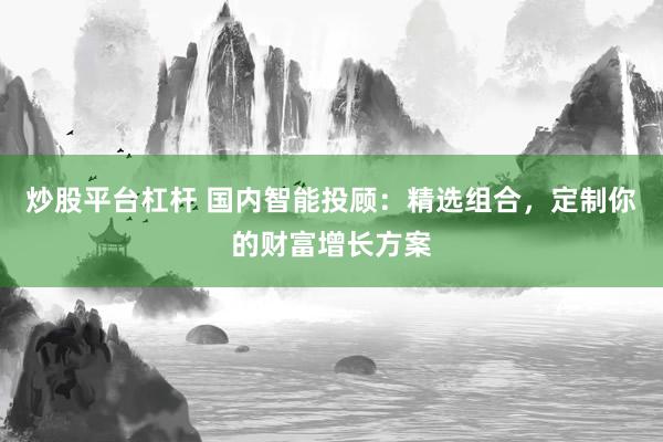炒股平台杠杆 国内智能投顾：精选组合，定制你的财富增长方案